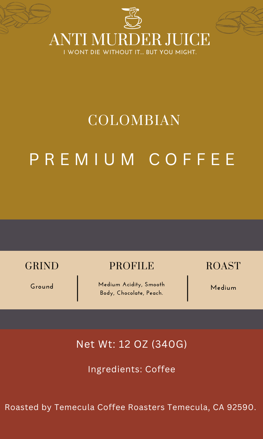 Colombia 12oz (340g) - Ground
